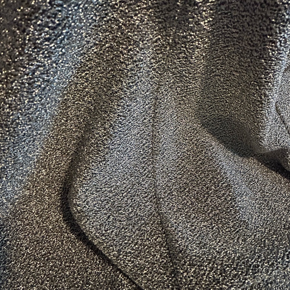 LOVE 83 • Silver Shiny Sleek Jumpsuit • Medium • - Picture 9 of 10